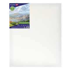 Холст на подрамнике BRAUBERG ART CLASSIC, 50&times;60 см, 420 г/<wbr/>м<sup>2</sup>, 45% хлопок 55% лен, среднее зерно, 191659