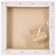 Холст 3D на подрамнике BRAUBERG ART CLASSIC 20&times;20 см, 440 г/<wbr/>м<sup>2</sup>, грунт, 100% хлопок мелкое зерно, 191661