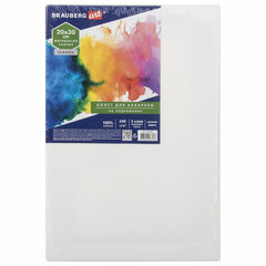 Холст на подрамнике акварельный BRAUBERG ART CLASSIC,20&times;30, 240г/<wbr/>м, 100% хлопок,мелкое зерно, 191667