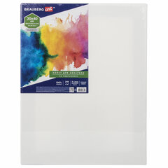 Холст на подрамнике акварельный BRAUBERG ART CLASSIC, 30&times;40, 240г/<wbr/>м, 100% хлопок,мелкое зерно 191668