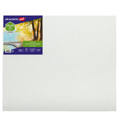 Холст на картоне, 25&times;30 см, грунтованный, хлопок, мелкое зерно, BRAUBERG ART CLASSIC, 191670