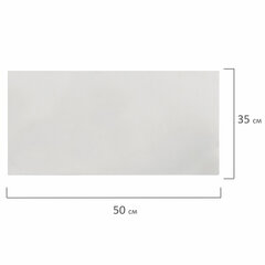 Холст на картоне, 20&times;40 см, грунтованный, хлопок, мелкое зерно, BRAUBERG ART CLASSIC, 191671