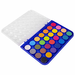 Краски акварельные BRAUBERG &laquo;PREMIUM&raquo; 28 цветов, круглые кюветы 28 мм, пенал, 191745