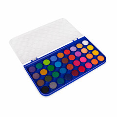 Краски акварельные BRAUBERG &laquo;PREMIUM&raquo; 36 цветов, круглые кюветы 23 мм, пенал, 191746