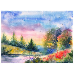 Краски акварельные медовые 12 цветов ПИФАГОР &laquo;ВЕСЕЛАЯ ТАКСА&raquo;, картонная коробка, 192007