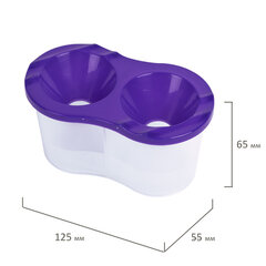 Стакан-непроливайка ПИФАГОР &laquo;ЭНИКИ-БЕНИКИ&raquo;, двойной, ассорти, 192125