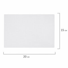 Холст на картоне, 15&times;20 см, 280 г/<wbr/>м<sup>2</sup>, грунтованный, 100% хлопок, BRAUBERG ART CLASSIC, 192182