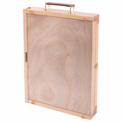 Мольберт настольный из бука с выдвижным ящиком, 34,5&times;26&times;27 см, холст до 30 см, BRAUBERG ART, 192247