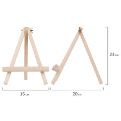 Мольберт настольный из бука 18&times;24 см, высота холста до 25 см, BRAUBERG ART CLASSIC, 192252