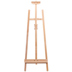 Мольберт напольный из бука, 158&times;50&times;87 см, высота холста до 121 см, лакированный, BRAUBERG ART CLASSIC, 192259