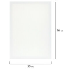 Холсты на подрамнике НАБОР 3 шт. (30&times;40 см, 40&times;50 см, 50&times;70 см), 280 г/<wbr/>м<sup>2</sup>, грунт, хлопок, BRAUBERG ART, 192270
