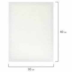 Холсты на подрамнике НАБОР 3 шт. (30&times;40 см, 40&times;50 см, 50&times;70 см), 280 г/<wbr/>м<sup>2</sup>, грунт, хлопок, BRAUBERG ART, 192270