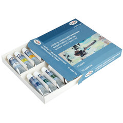 Краски акриловые художественные ГАММА &laquo;Студия&raquo;, 12 цветов, туба 9 мл, картонная упаковка, 15032021