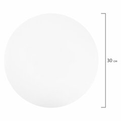 Холст на подрамнике, круглый 30 см, грунтованный, 380 г/<wbr/>м<sup>2</sup>, 100% хлопок, BRAUBERG ART CLASSIC, 192327