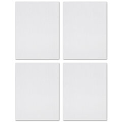 Холсты на магните прямоугольные НАБОР 4 шт., 6&times;8 см, 280 г/<wbr/>м<sup>2</sup>, 100% хлопок, BRAUBERG ART CLASSIC, 192335