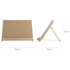 Мольберт-планшет настольный из липы А2, 42&times;60&times;36 см, BRAUBERG ART DEBUT, 192339