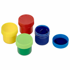 Краски пальчиковые для малышей от 1 года, классические цвета, 4 по 35 мл, ЮНЛАНДИЯ, 192568