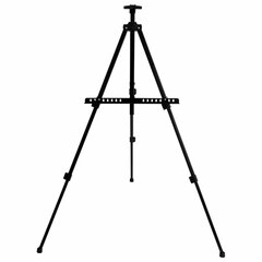 Мольберт-тренога металл переносной телескопический 110&times;164&times;91 см, чехол, BRAUBERG ART BASIC, 192576