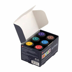 Краски акриловые для витража &laquo;Декола&raquo;, 6 цветов по 20 мл, в банках, Невская Палитра, 42411064