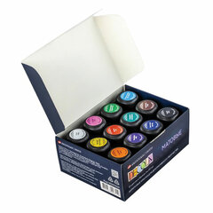 Краски акриловые матовые &laquo;Декола&raquo;, 12 цветов по 20 мл, в банках, Невская Палитра, 143411021