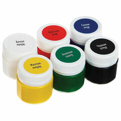 Краски по ткани акриловые &laquo;Я &mdash; Художник!&raquo;, 6 цветов по 15 мл, в банках, Невская Палитра, 228411540