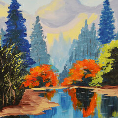 Гуашь ПИФАГОР &laquo;СОЛНЫШКО&raquo;, 6 цветов по 25 мл, 192645