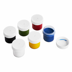 Гуашь ПИФАГОР &laquo;СОЛНЫШКО&raquo;, 6 цветов по 25 мл, 192645