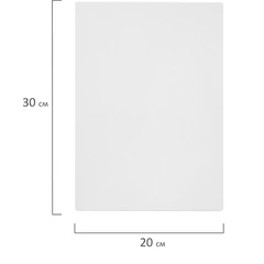 Холсты на картоне НАБОР 10 штук (20&times;30 см), хлопок, грунт, 280 г/<wbr/>м<sup>2</sup>, BRAUBERG ART CLASSIC, 192659