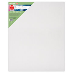 Холст на подрамнике BRAUBERG ART BASIC, 40&times;50 см, 280 г/<wbr/>м<sup>2</sup>, хлопок, мелкое зерно, грунт, 192667