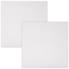 Холсты на подрамнике, набор 2 штуки, BRAUBERG ART BASIC, 20х20 см, 280 г/м2, хлопок, грунт, 192670