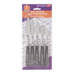 Мастихины художественные, набор 5 штук, BRAUBERG ART DEBUT, 192683