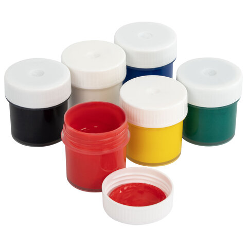 Краски акриловые по ткани 6 цветов по 15 мл, BRAUBERG, 192690 - фото 4