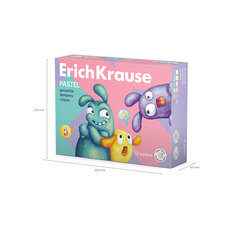 Гуашь ERICH KRAUSE &laquo;Jolly friends pastel&raquo; 12 цветов по 20 мл, картонная упаковка, 61419