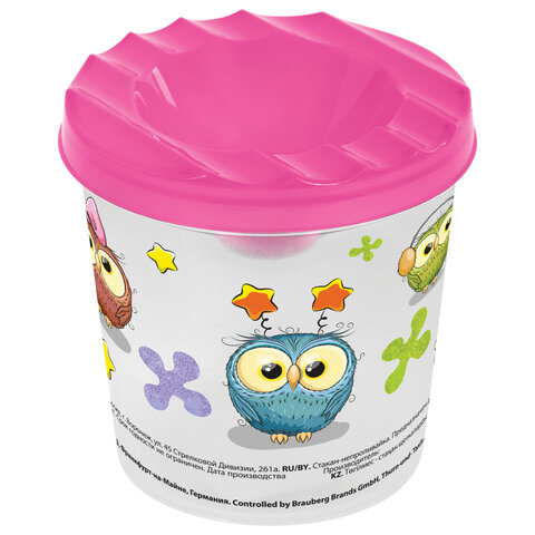 Стакан-непроливайка с рисунком, BRAUBERG KIDS, ассорти, 192737 - фото 5