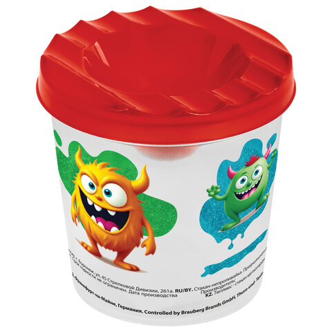 Стакан-непроливайка с рисунком, BRAUBERG KIDS, ассорти, 192737 - фото 4