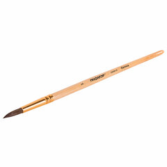 Кисть ПИФАГОР, БЕЛКА, круглая, № 5, деревянная лакированная ручка, с колпачком, 200819