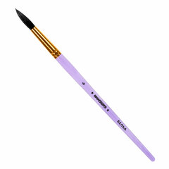 Кисти ПОНИ, БЕЛКА набор 5 шт. (пони круглые 2, 3, 5 белка круглые 6, 8) блистер, ЮНЛАНДИЯ, 201070