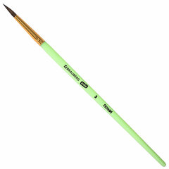 Кисти ПОНИ набор 3 шт. (круглые № 3, 4, 5), блистер, BRAUBERG KIDS, 201074