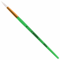 Кисти НАБОР 5 шт. (ПОНИ круглые № 1, 4; КОЗА круглые № 3, 6; ЩЕТИНА плоская № 4), пакет, ЮНЛАНДИЯ, 201079