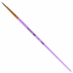 Кисти НАБОР 5 шт. (БЕЛКА круглая № 3; КОЗА круглые № 6, 8; ПОНИ круглые № 2, 5), BRAUBERG KIDS, 201080