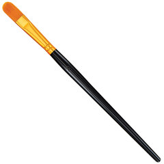 Кисти набор 10 шт., синтетика, черные, № 2/<wbr/>0-8 (Круглые; Овальные; Плоские; Лайнеры), WBZ (ВБЗ), 201084