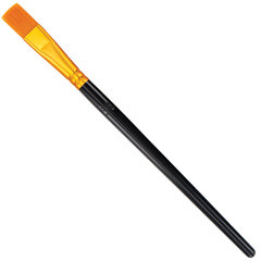 Кисти набор 10 шт., синтетика, черные, № 2/<wbr/>0-8 (Круглые; Овальные; Плоские; Лайнеры), WBZ (ВБЗ), 201084