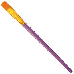 Кисти набор 10 шт., синтетика, фиолетовые, № 2/<wbr/>0-8 (Круглые; Овальные; Плоские; Лайнеры), WBZ (ВБЗ), 201086