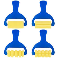 Валики для рисования художественные, набор 4 штуки, BRAUBERG ART DEBUT, 201090