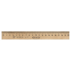 Линейка деревянная 20 см, ЛП-200, МОЖГА, С05