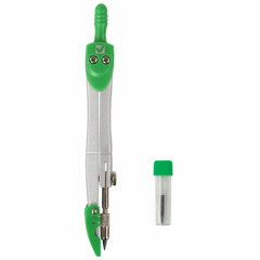 Готовальня BRAUBERG &laquo;Klasse&raquo;, 2 предмета: циркуль 125 мм + колпачок, грифель, пенал с подвесом, 210320