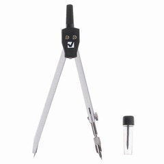 Готовальня BRAUBERG &laquo;Architect&raquo;, 2 предмета: циркуль 135 мм, грифель, пенал с подвесом, 210321