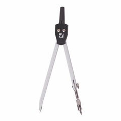 Готовальня BRAUBERG &laquo;Architect&raquo;, 8 предметов: циркуль + кронциркуль, вставки + держатель, отвёртка, точилка, грифель, 210659