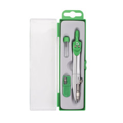 Готовальня BRAUBERG &laquo;Klasse&raquo;, 3 предмета: циркуль 125 мм, точилка, грифель, пенал с подвесом, 210660