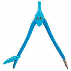 Готовальня BRAUBERG &laquo;Modern&raquo;, 2 предмета: циркуль 135 мм, грифель, пенал с подвесом, 210662